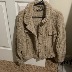 Fluffy sweater/ jacket